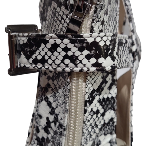 Tinstree Peep Toe Ankle Booties Stiletto Heel Dress Boots Size 7 - Picture 6 of 6